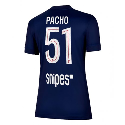 Ženski Nogometni dresi Paris Saint-Germain Willian Pacho #51 Domači 2025-26 Kratek Rokav